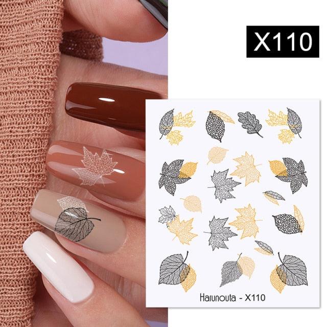 Spring Simple Green Theme Water Decal Sticker Flower Leaf Tree Summer Slider For Manicuring Nail Art Watermarks Art Decoration Manicure Tools Nail Watermark Decals iridescent Decoration Nail Self-Adhesive Decals Nail Stickers Water Transfer Fresh Nail Stevvex