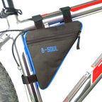 Bicycle Bag Waterproof Bike Triangle Bag Storage Mobile Phone Cycling Bag Bike Tube Pouch Holder Accessories Bike Frame Storage Bag Water Resistant Cycling Handlebar Top Tube Bag Under Seat Pouch Strap-On Adjustable Install Position Stevvex