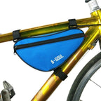 Bicycle Bag Waterproof Bike Triangle Bag Storage Mobile Phone Cycling Bag Bike Tube Pouch Holder Accessories Bike Frame Storage Bag Water Resistant Cycling Handlebar Top Tube Bag Under Seat Pouch Strap-On Adjustable Install Position Stevvex