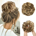 Hair Bun Extensions Messy Curly Elastic Hair Scrunchies Hairpieces Synthetic Chignon Donut Up-do Hair Pieces Clip in Hair Extension For Volumized Hair Buns For Girls Stevvex