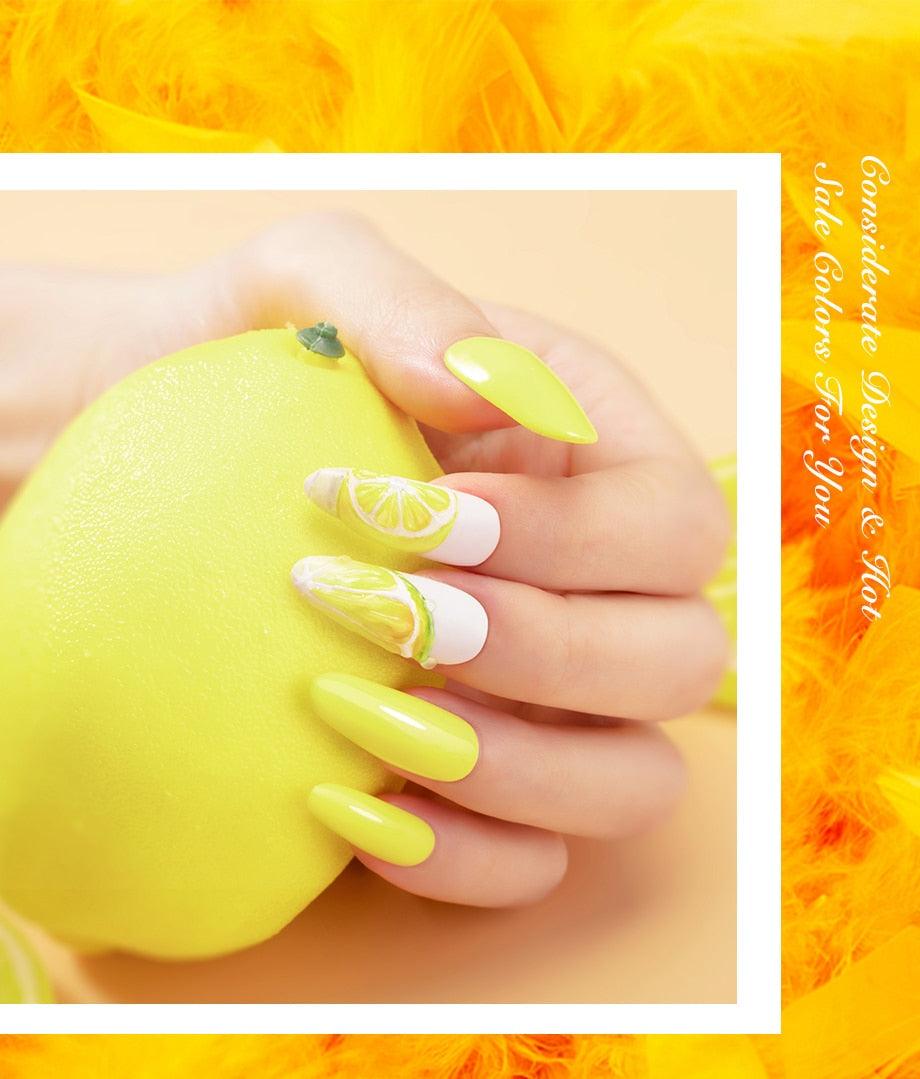 New Popular Womens Fashion Gel Nail Polish UV LED Permanent Matt Glossy Effect Luxury Design Nail Gel For Women and Girls Stevvex