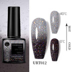 Luxury Modern Elegant Colorful Diamond Gel Nail Polish UV Temperature Color Changing Elegant Fashion Rainbow Colors For Womens Stevvex