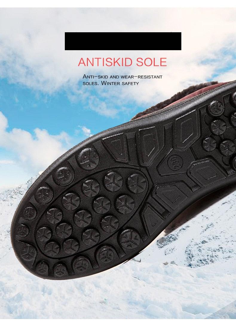 Women Snow Boots Warm Short Fur Plush Winter Ankle Boots Zip Comfort Warm Shoes Anti-Slip Fur Lined Ankle Short Boots Waterproof Slip On Outdoor Lightweight Shoes Stevvex