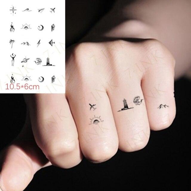 Waterproof Temporary Tattoo Lavender Stickers Butterfly Flower Luxury Small Tattoo For Body Arm Stevvex