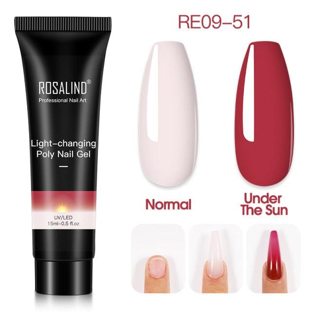 New Popular Nail Polish Gel 15ml UV Nail Extension Gel Permanent Nail Art Manicure Design Fashion Gel For Womens Stevvex
