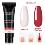New Popular Nail Polish Gel 15ml UV Nail Extension Gel Permanent Nail Art Manicure Design Fashion Gel For Womens Stevvex
