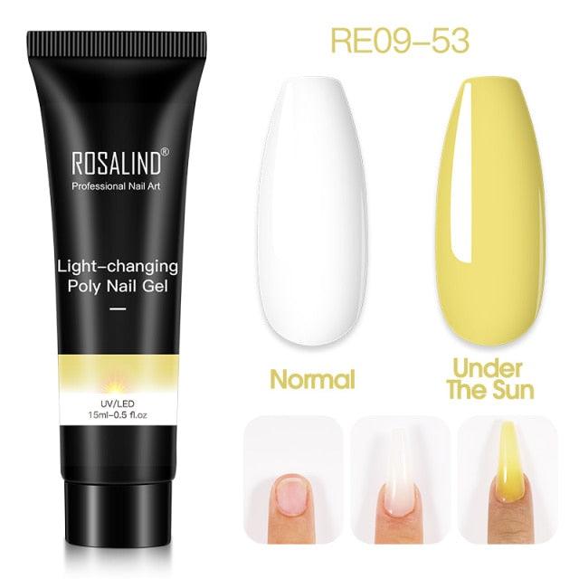 New Popular Nail Polish Gel 15ml UV Nail Extension Gel Permanent Nail Art Manicure Design Fashion Gel For Womens Stevvex