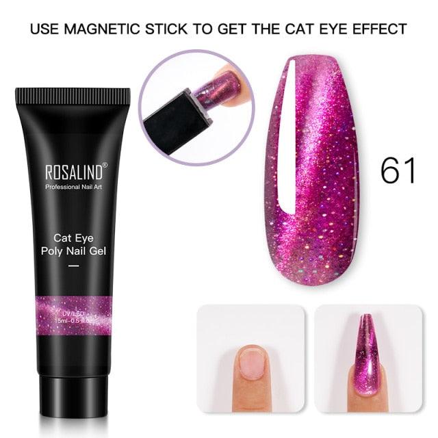 New Popular Nail Polish Gel 15ml UV Nail Extension Gel Permanent Nail Art Manicure Design Fashion Gel For Womens Stevvex