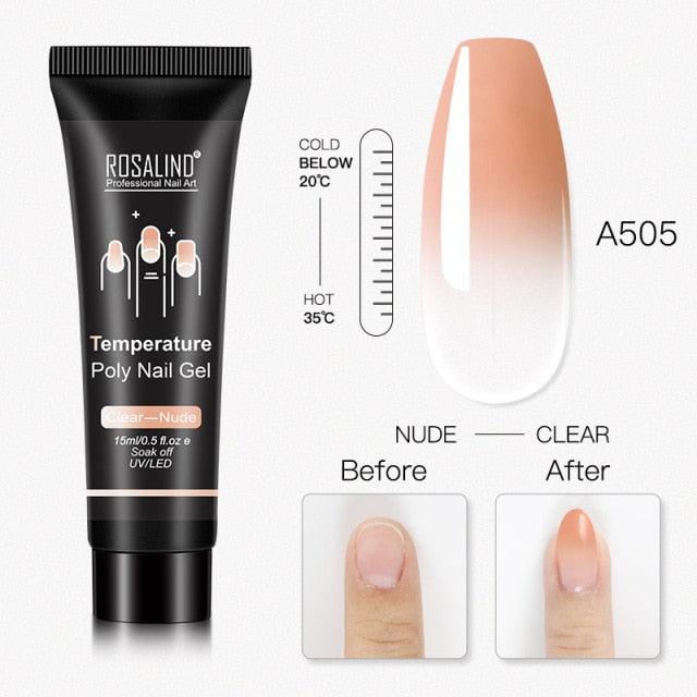New Popular Nail Polish Gel 15ml UV Nail Extension Gel Permanent Nail Art Manicure Design Fashion Gel For Womens Stevvex
