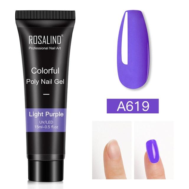New Popular Nail Polish Gel 15ml UV Nail Extension Gel Permanent Nail Art Manicure Design Fashion Gel For Womens Stevvex