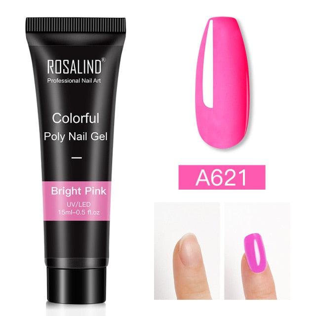 New Popular Nail Polish Gel 15ml UV Nail Extension Gel Permanent Nail Art Manicure Design Fashion Gel For Womens Stevvex
