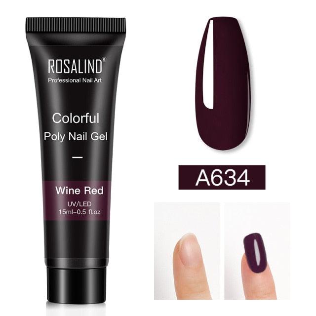 New Popular Nail Polish Gel 15ml UV Nail Extension Gel Permanent Nail Art Manicure Design Fashion Gel For Womens Stevvex