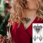 3D Butterfly Waterproof Temporary Tattoo Sticker Snake Flowers Elegant Small Popular Tattoo For Womens Mens Stevvex