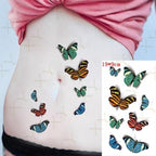 3D Butterfly Waterproof Temporary Tattoo Sticker Snake Flowers Elegant Small Popular Tattoo For Womens Mens Stevvex