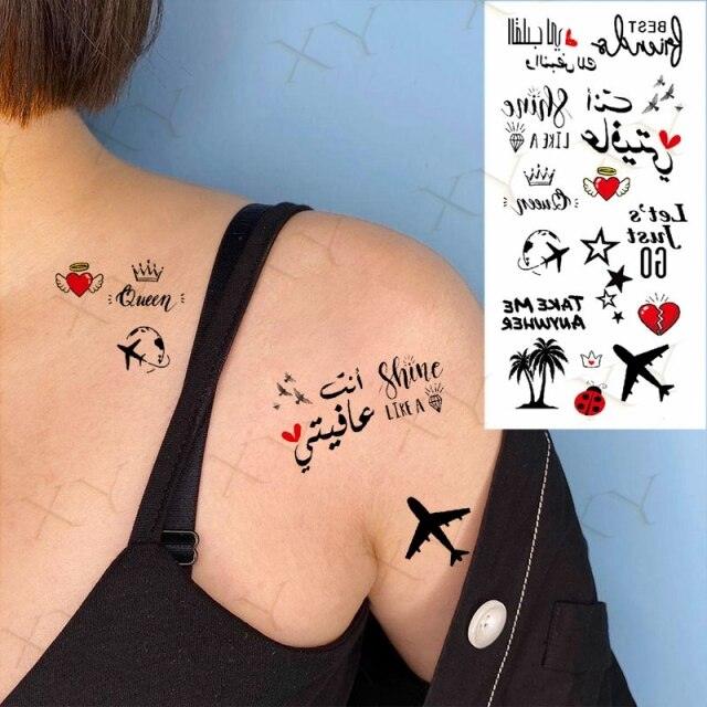 3D Butterfly Waterproof Temporary Tattoo Sticker Snake Flowers Elegant Small Popular Tattoo For Womens Mens Stevvex