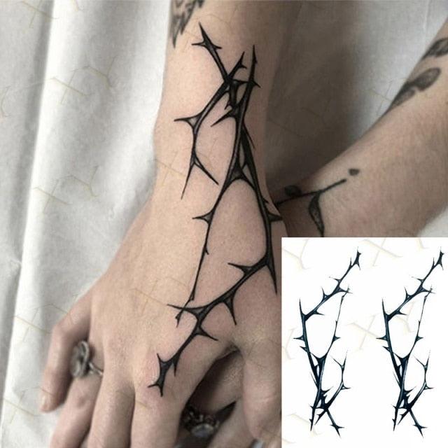 3D Butterfly Waterproof Temporary Tattoo Sticker Snake Flowers Elegant Small Popular Tattoo For Womens Mens Stevvex