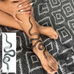 3D Butterfly Waterproof Temporary Tattoo Sticker Snake Flowers Elegant Small Popular Tattoo For Womens Mens Stevvex