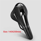 Bicycle Soft Thick Saddle Mountain Road Bike Wide Seat Cushion Road Bike Carbon Saddle Comfort Bike Saddle Ergonomic Waterproof Bicycle Seat For Road Bike Mountain Bike Seats Stevvex