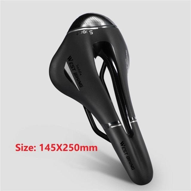 Bicycle Soft Thick Saddle Mountain Road Bike Wide Seat Cushion Road Bike Carbon Saddle Comfort Bike Saddle Ergonomic Waterproof Bicycle Seat For Road Bike Mountain Bike Seats Stevvex