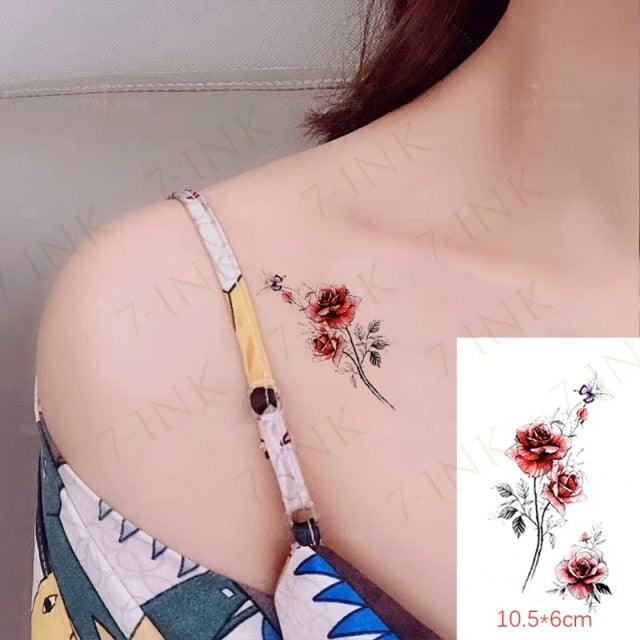 Modern Small Tattoo Sun Moon Heart Waterproof Temporary Tattoos High Quality Design For Womens Stevvex
