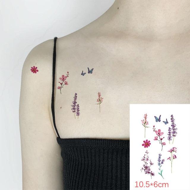 Modern Small Tattoo Sun Moon Heart Waterproof Temporary Tattoos High Quality Design For Womens Stevvex