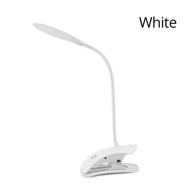 5V USB power LED Desk lamp Flexible study Reading Book lights Eye Protect Table lamp With Clip For Home Decorative Table Lamp Cute Study Lamps for Bedroom Décor Stevvex
