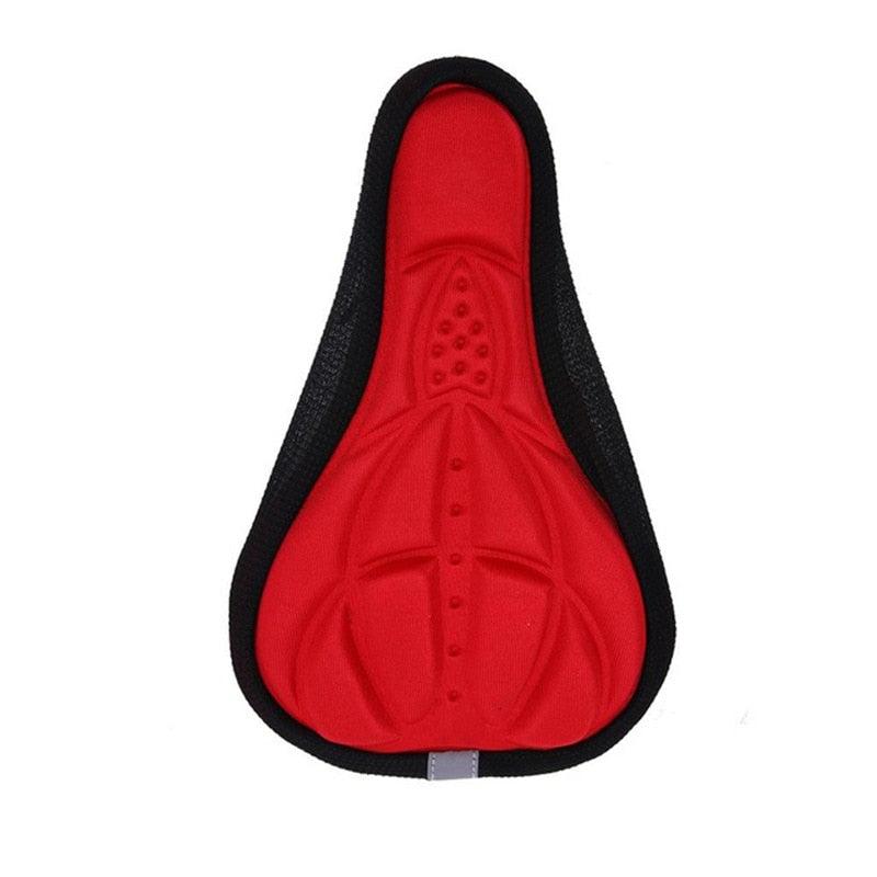 Mountain Bike 3D Saddle Cover Thick Breathable Super Soft Bicycle Seat Cushion Silicone Sponge Gel Seat Cover With Gel Padding And Memory Foam Bike Seat Cushion Cover Pad  For Bicycle Seat Saddle Stevvex