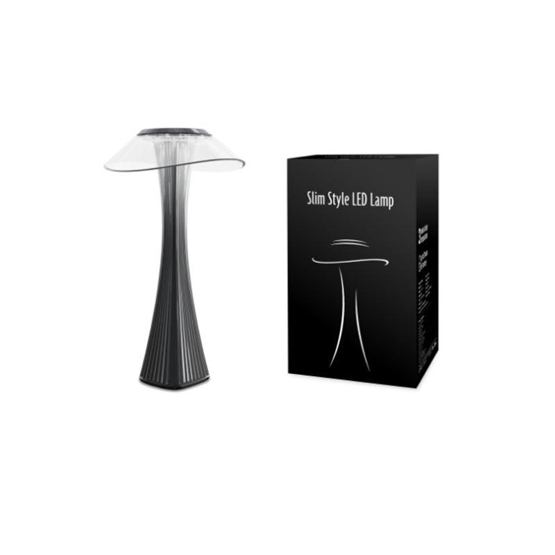 LED Table Lamp USB Charging Dimmable Protection Eyes Smart Touch Switch Bedside Lamps Transparent Crystal Creative Table Light Decorative Table Lamp Cute Study Lamps for Bedroom Décor Stevvex