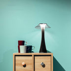 LED Table Lamp USB Charging Dimmable Protection Eyes Smart Touch Switch Bedside Lamps Transparent Crystal Creative Table Light Decorative Table Lamp Cute Study Lamps for Bedroom Décor Stevvex