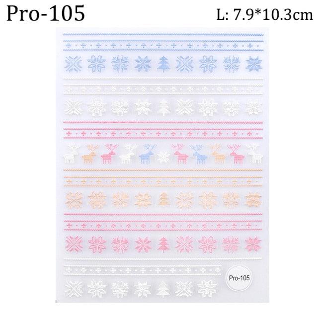 5D Sweater Nail Sticker Acrylic Engraved Winter Charm Designs Beauty Cloth Christmas Patterns Nails Art Decoration Tools  Nail Art Stickers Decor Tip Transfer Nail Decals Sticker For Pretty Girl Self-Adhesive Nail Decals Designer Nail Stickers Stevvex