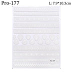 5D Sweater Nail Sticker Acrylic Engraved Winter Charm Designs Beauty Cloth Christmas Patterns Nails Art Decoration Tools  Nail Art Stickers Decor Tip Transfer Nail Decals Sticker For Pretty Girl Self-Adhesive Nail Decals Designer Nail Stickers Stevvex