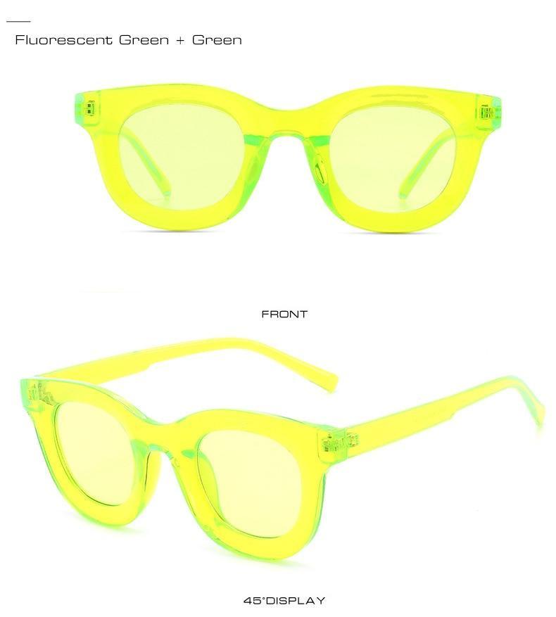 Small Round Women Fashion Sunglasses Popular Style Fashionable Round Shaped Sunglasses Colorful Women Sunglasses Eyewear Summer Shades Stevvex