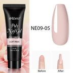 New Poly Nail Polish Gel Extension Glitter Gel Nails Manicure Design UV Reflective Diamond Shine Stevvex