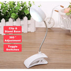 Bright LED Table Lamp Study Desk Reading Book Lamp Eye-care Bedside Bedroom Battery Desk Light For Student Office LED Stand Decorative Table Lamp Cute Study Lamps for Bedroom Décor Stevvex