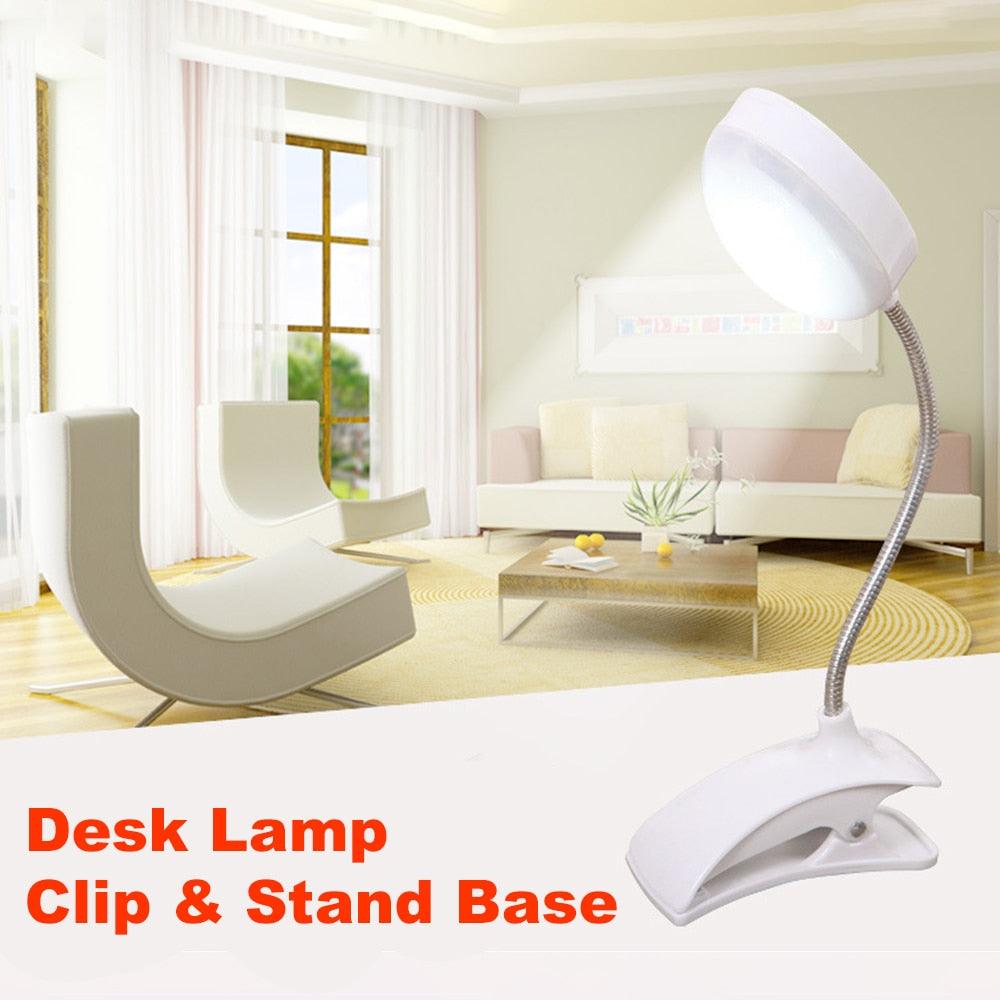 Bright LED Table Lamp Study Desk Reading Book Lamp Eye-care Bedside Bedroom Battery Desk Light For Student Office LED Stand Decorative Table Lamp Cute Study Lamps for Bedroom Décor Stevvex