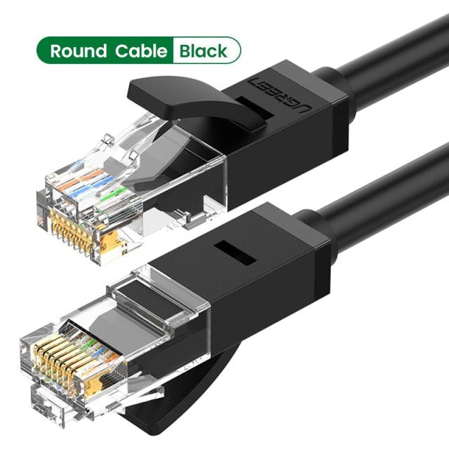 Ethernet Cable 1000Mbps Cat 6 Network Lan UTP Gigabit Networking Wire Plated RJ45 Connectors Cat6 Network Ethernet LAN Cable For Laptop Router RJ45 CAT6 Ethernet Cable Stevvex