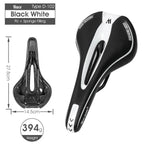 Bike Saddle Mountain Road Bike Seat PU Leather Gel Filled Cycling Cushion Comfortable Shockproof Bicycle Saddle Seat Cushion For Men Comfort Bike Saddle Anti-Slip Bicycle Saddle Waterproof Bicycle Seat For Mountain Bike Seat Stevvex