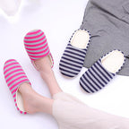 Women Winter Warm Slippers Cute Rabbit Slippers Indoor Shoes For Girls Non Slip Soft Funny Women Furry Slipper House Slippers For Women Indoor Slip On Slippers Warm Flats Shoes Soft-soled Cotton Slippers Stevvex