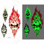 Fashion Luminous Sticker Tattoos Waterproof Temporary Different Luxury Tattoos For Womens Mens Kids