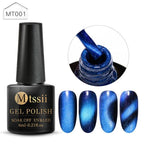 Popular Cat Eye Gel Nail Polish Magnetic Colorful UV Rainbow Gel Fashion Charming Effect Modern Design