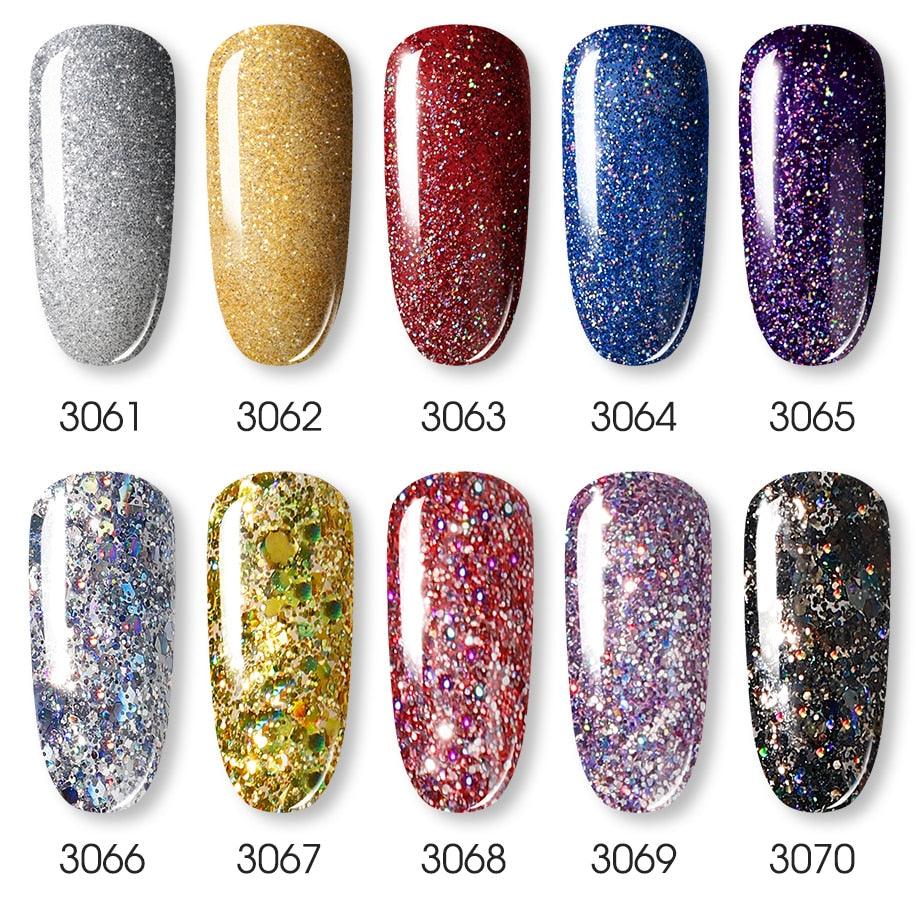 Shiny Womens Gel Nail Polish Permanent Painting Glossy Matte Effect For Manicure Nail Art Design For Womens and Girls Stevvex