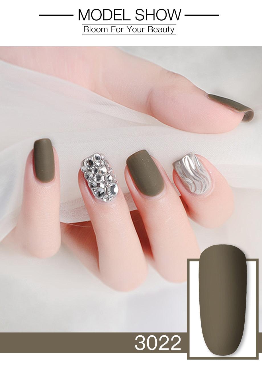 Shiny Womens Gel Nail Polish Permanent Painting Glossy Matte Effect For Manicure Nail Art Design For Womens and Girls Stevvex