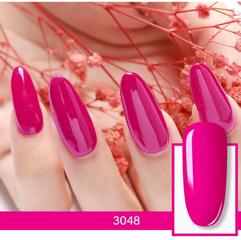 Shiny Womens Gel Nail Polish Permanent Painting Glossy Matte Effect For Manicure Nail Art Design For Womens and Girls Stevvex