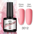 Shiny Womens Gel Nail Polish Permanent Painting Glossy Matte Effect For Manicure Nail Art Design For Womens and Girls Stevvex