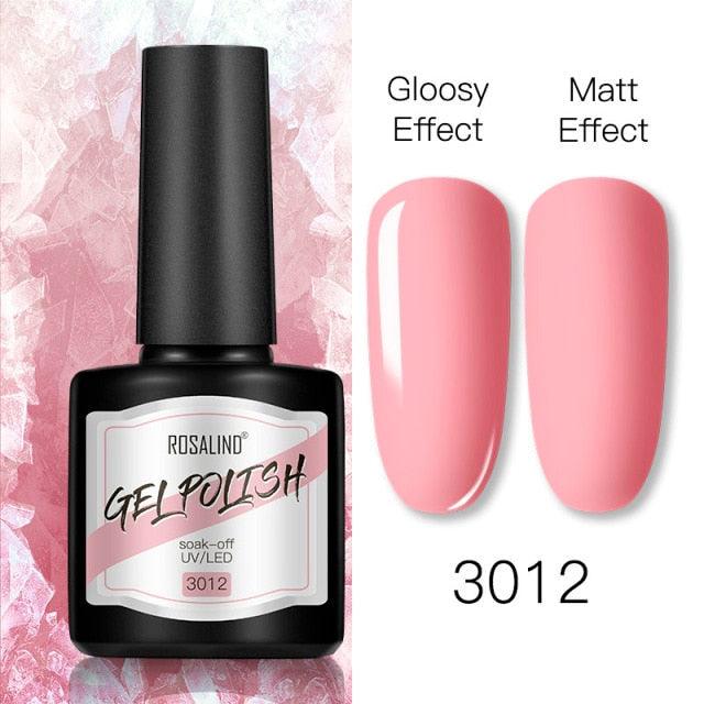 Shiny Womens Gel Nail Polish Permanent Painting Glossy Matte Effect For Manicure Nail Art Design For Womens and Girls Stevvex