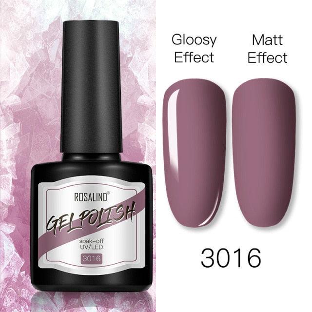 Shiny Womens Gel Nail Polish Permanent Painting Glossy Matte Effect For Manicure Nail Art Design For Womens and Girls Stevvex