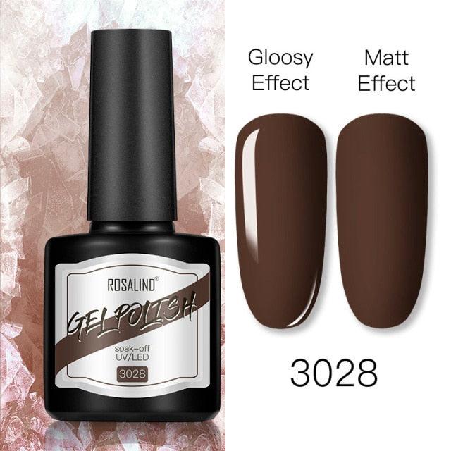 Shiny Womens Gel Nail Polish Permanent Painting Glossy Matte Effect For Manicure Nail Art Design For Womens and Girls Stevvex