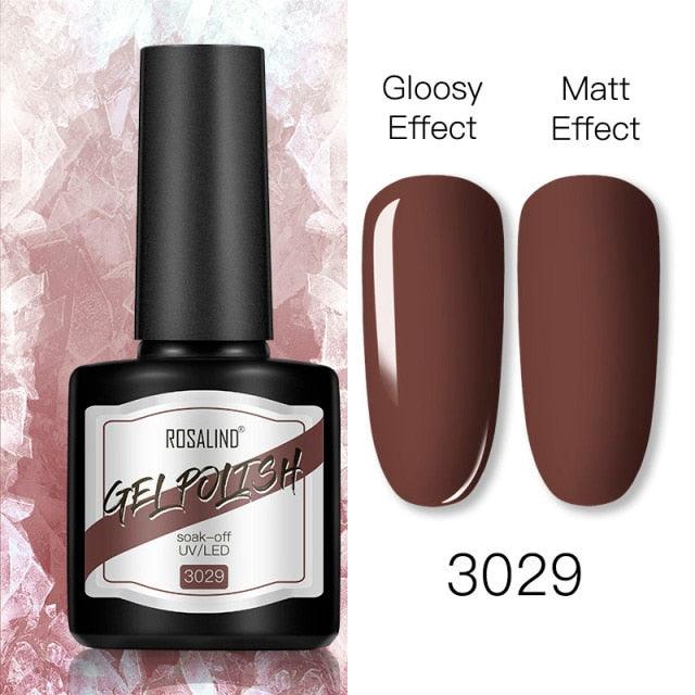 Shiny Womens Gel Nail Polish Permanent Painting Glossy Matte Effect For Manicure Nail Art Design For Womens and Girls Stevvex
