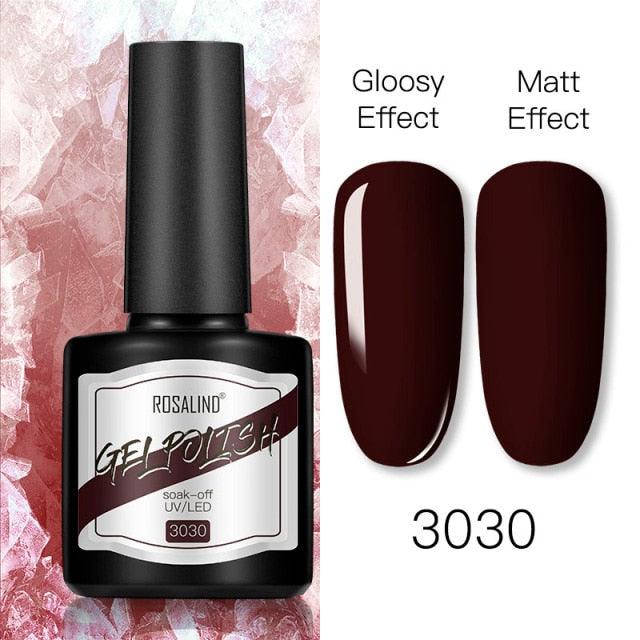 Shiny Womens Gel Nail Polish Permanent Painting Glossy Matte Effect For Manicure Nail Art Design For Womens and Girls Stevvex