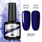 Shiny Womens Gel Nail Polish Permanent Painting Glossy Matte Effect For Manicure Nail Art Design For Womens and Girls Stevvex